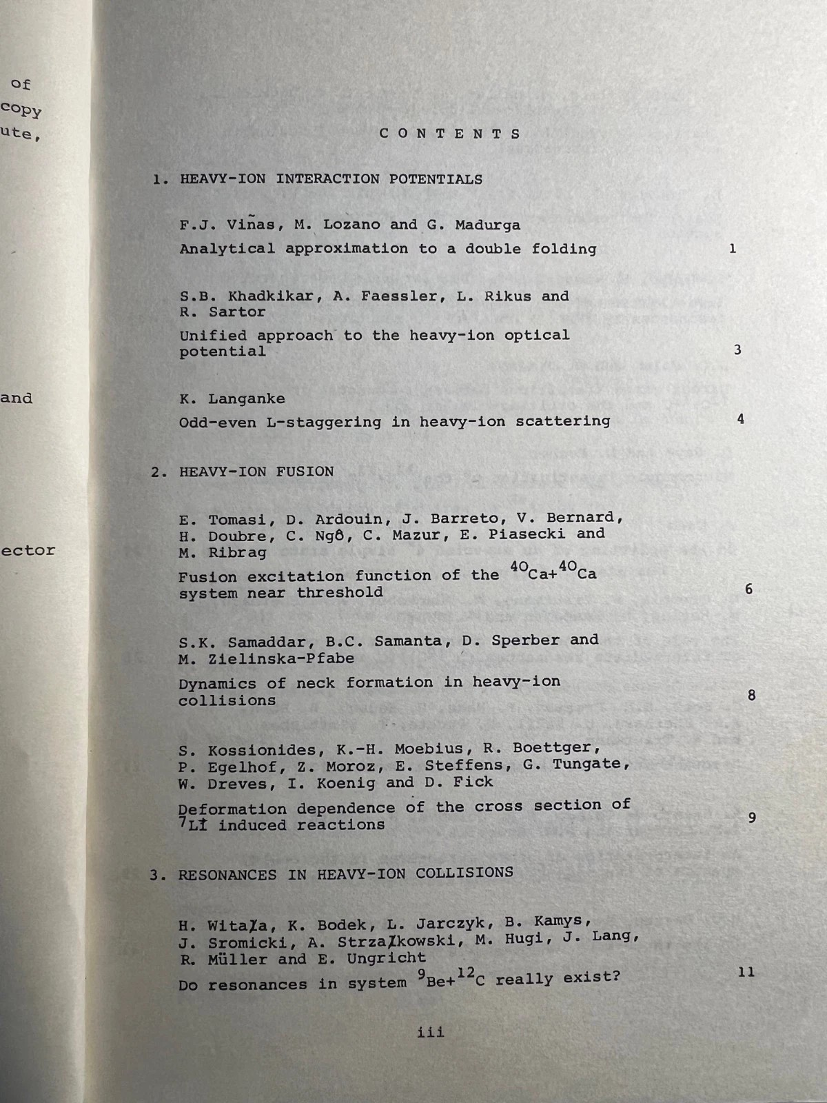 FIZIKA A JOURNAL OF EXPERIMENTAL AND THEORETICAL PHYSICS HEAVY ION COLLISION