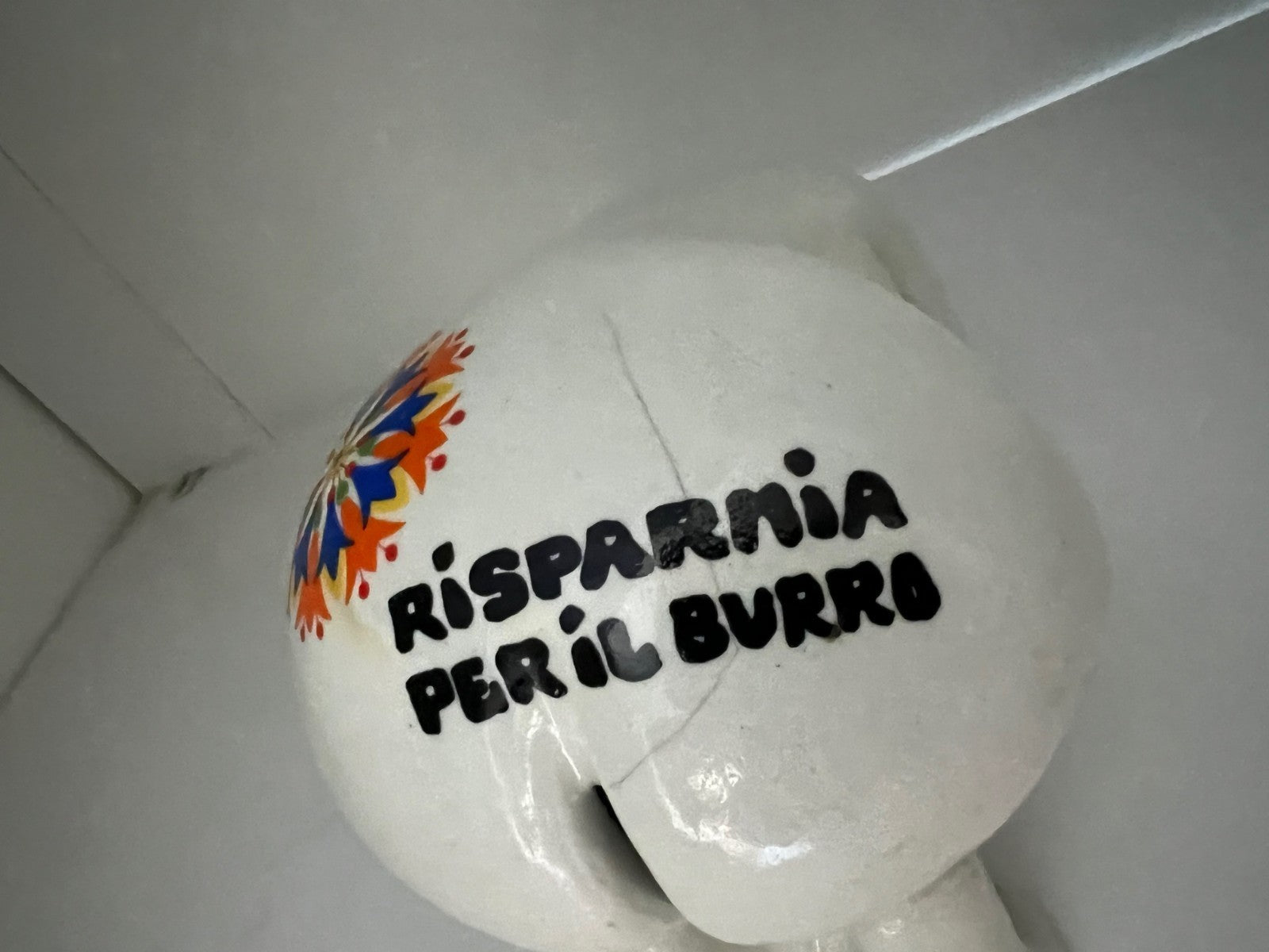 CERAMICA VINTAGE POP FULGENZI DONNA SALVADANIO RISPARMIA PER IL BURRO