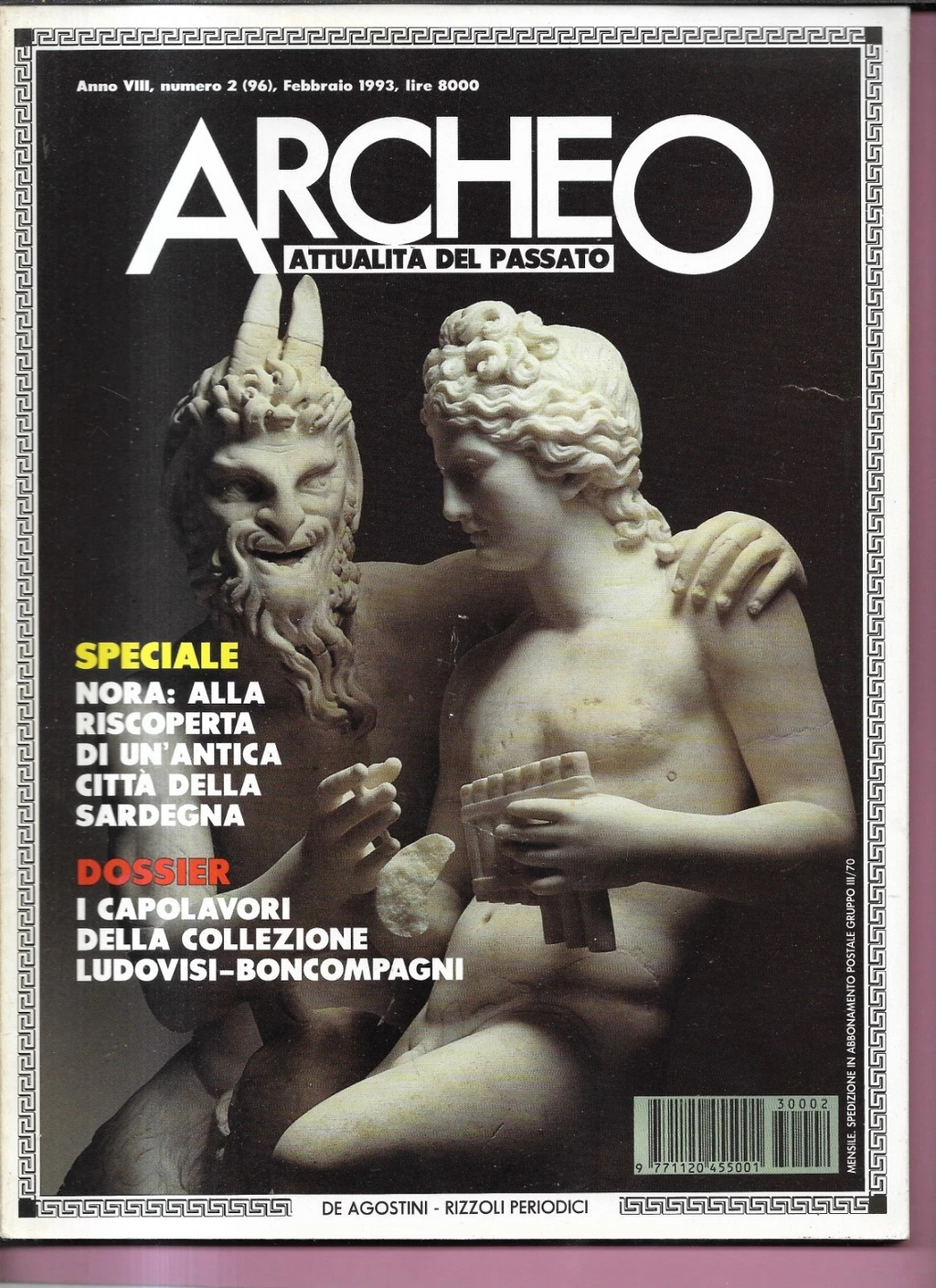 COLLEZIONE LUDOVISI BONCOMPAGNI ARCHEO ANNO VIII NUMERO 2 (96) DE AGOSTINI 1993
