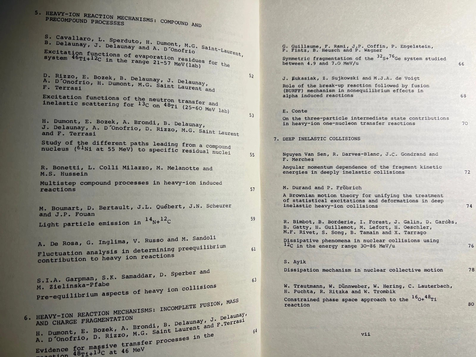 FIZIKA A JOURNAL OF EXPERIMENTAL AND THEORETICAL PHYSICS HEAVY ION COLLISION