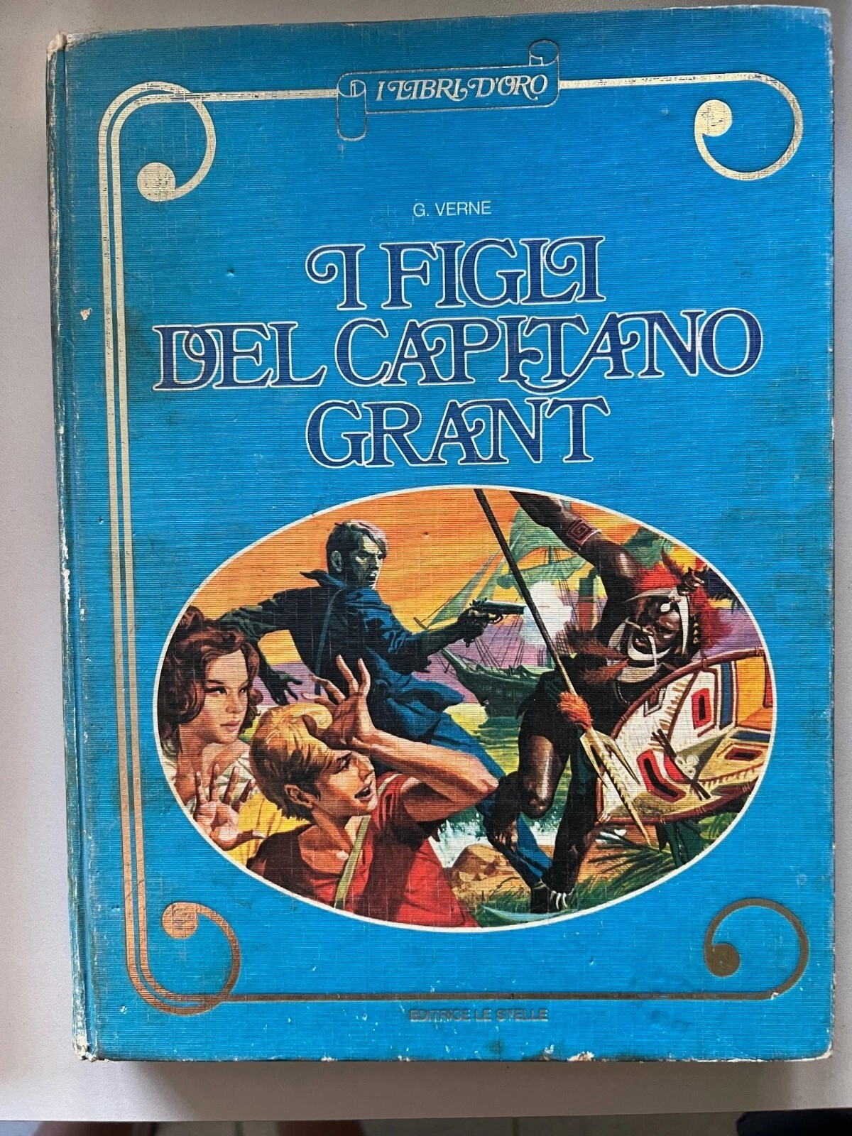 G. VERNE I FIGLI DEL CAPITANO GRANT LIBRI D'ORO ED. LE STELLE 1977