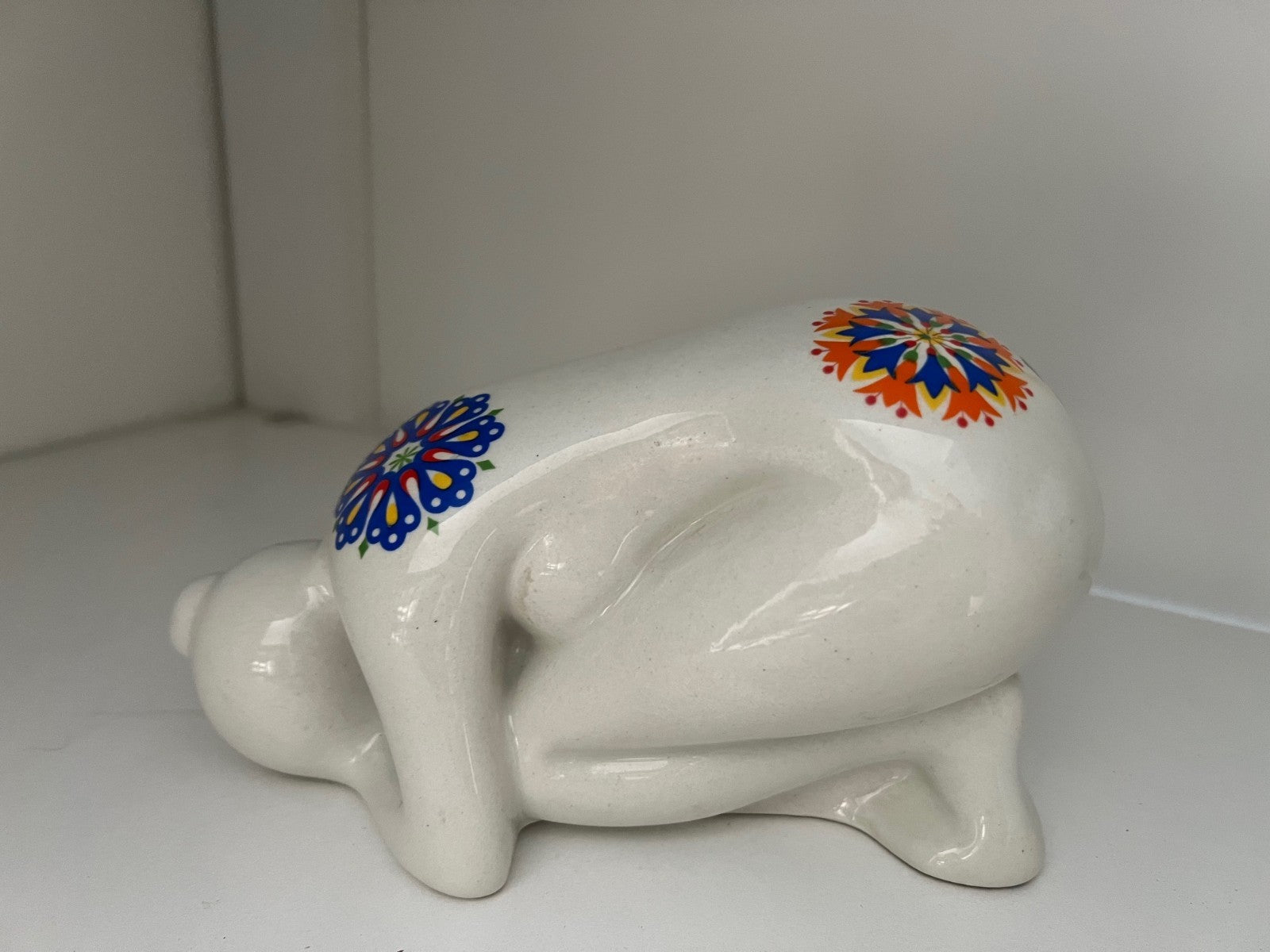 CERAMICA VINTAGE POP FULGENZI DONNA SALVADANIO RISPARMIA PER IL BURRO