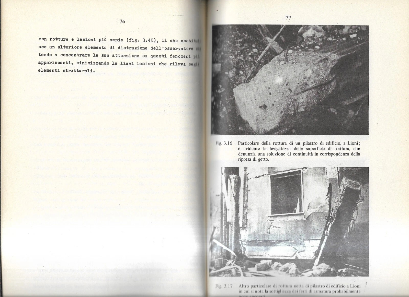 COMPORTAMENTO DEGLI EDIFICI IN CEMENTO ARMATO ALLE AZIONI SISMICHE G. MELE 1981