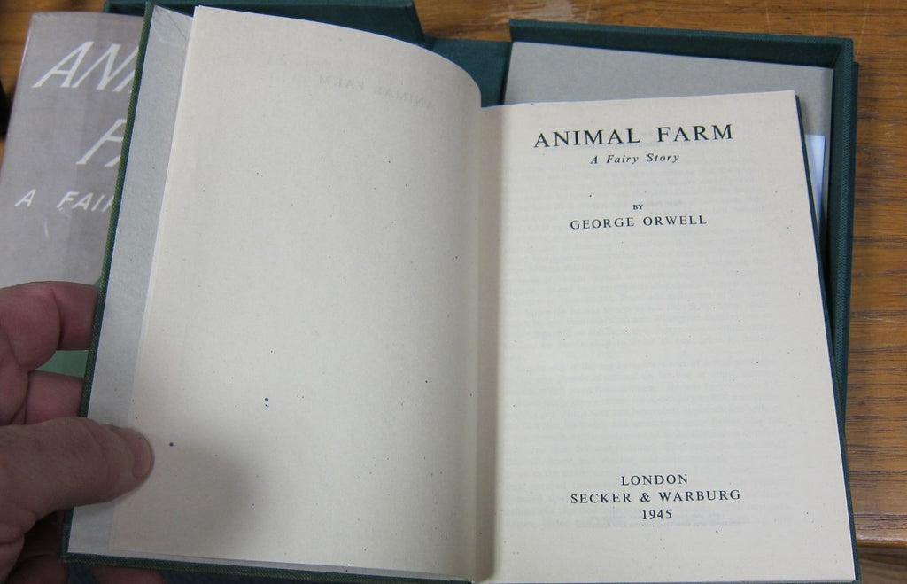 Animal Farm George Orwell First Edition 1945 London, Secker & Warburg
