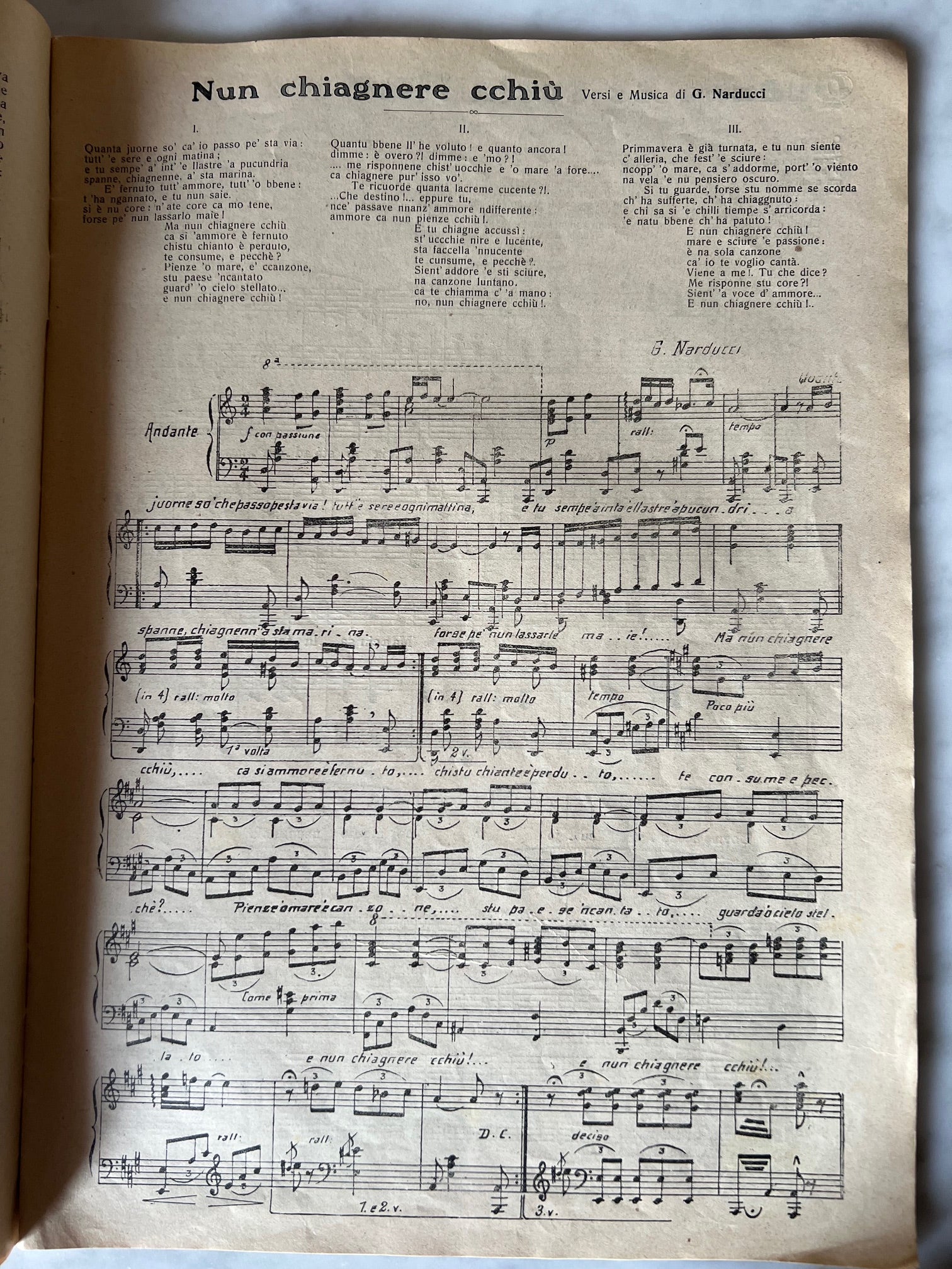 Piedigrottissima 1920 settembre canzone napoletana Pansini , foto, pubblicità